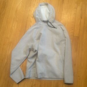 Old navy dynamic fleece 4.0 hoodie light gray heather size large